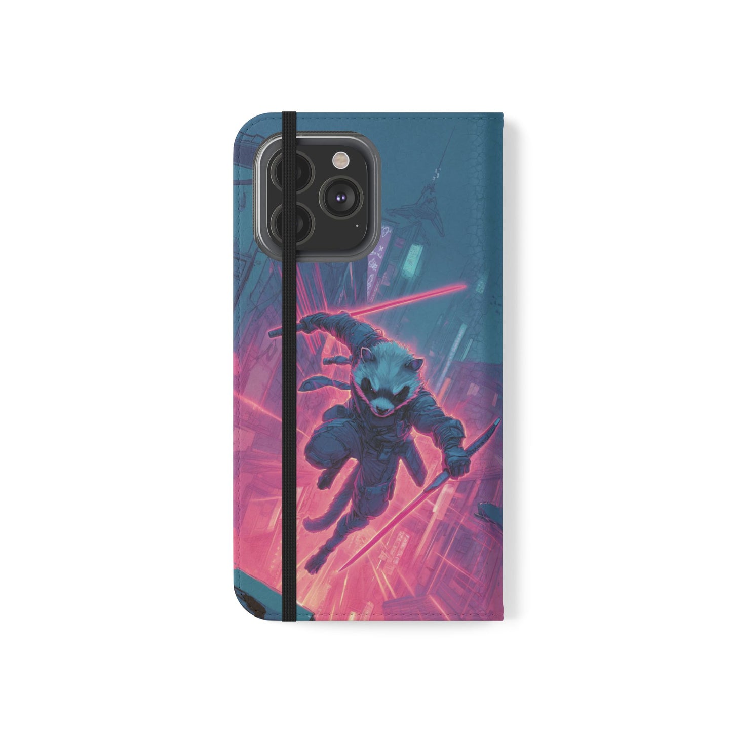 Cyberpunk Ferret - Wallet Flip Case