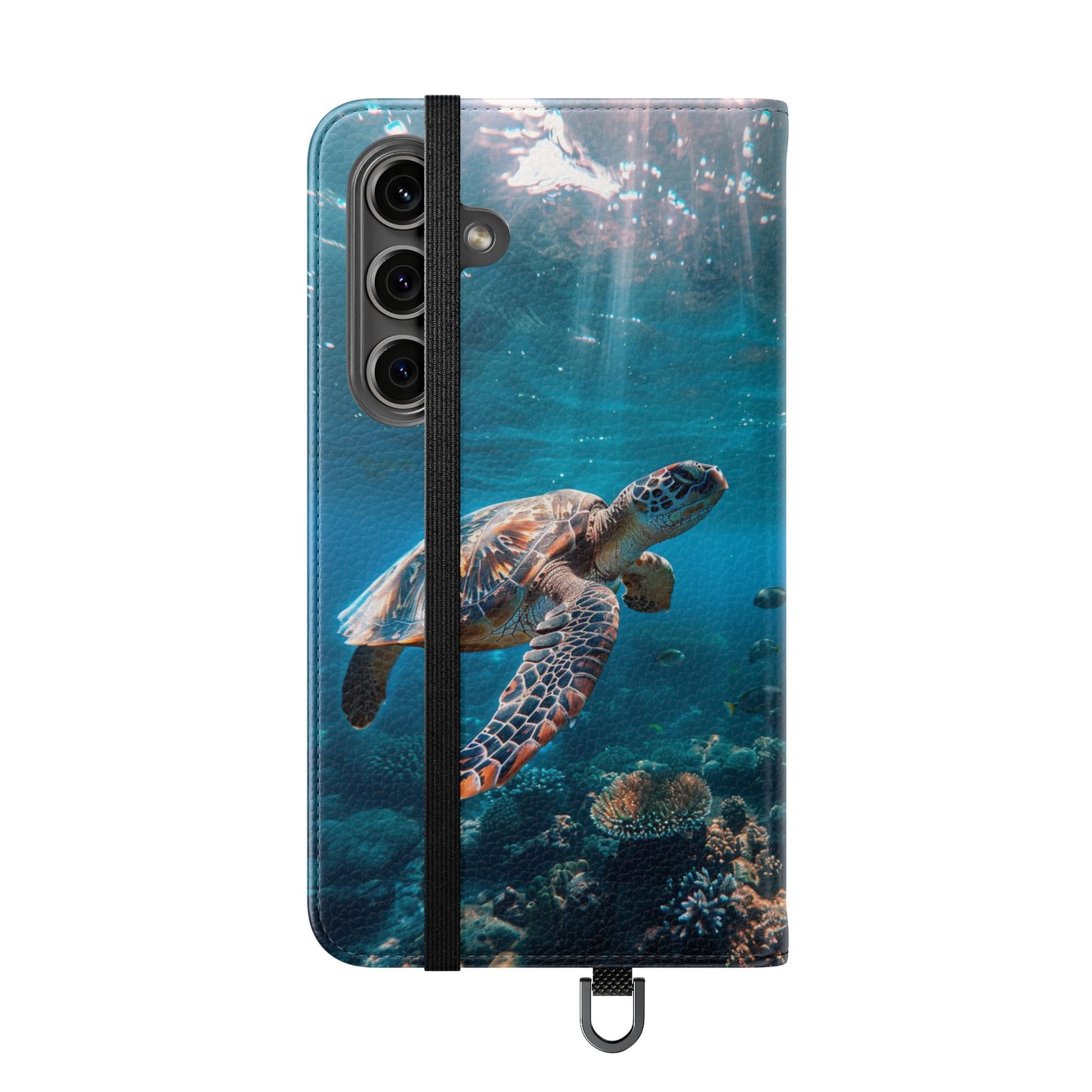 Ocean Guardian Sea Turtle - Wallet Flip Case