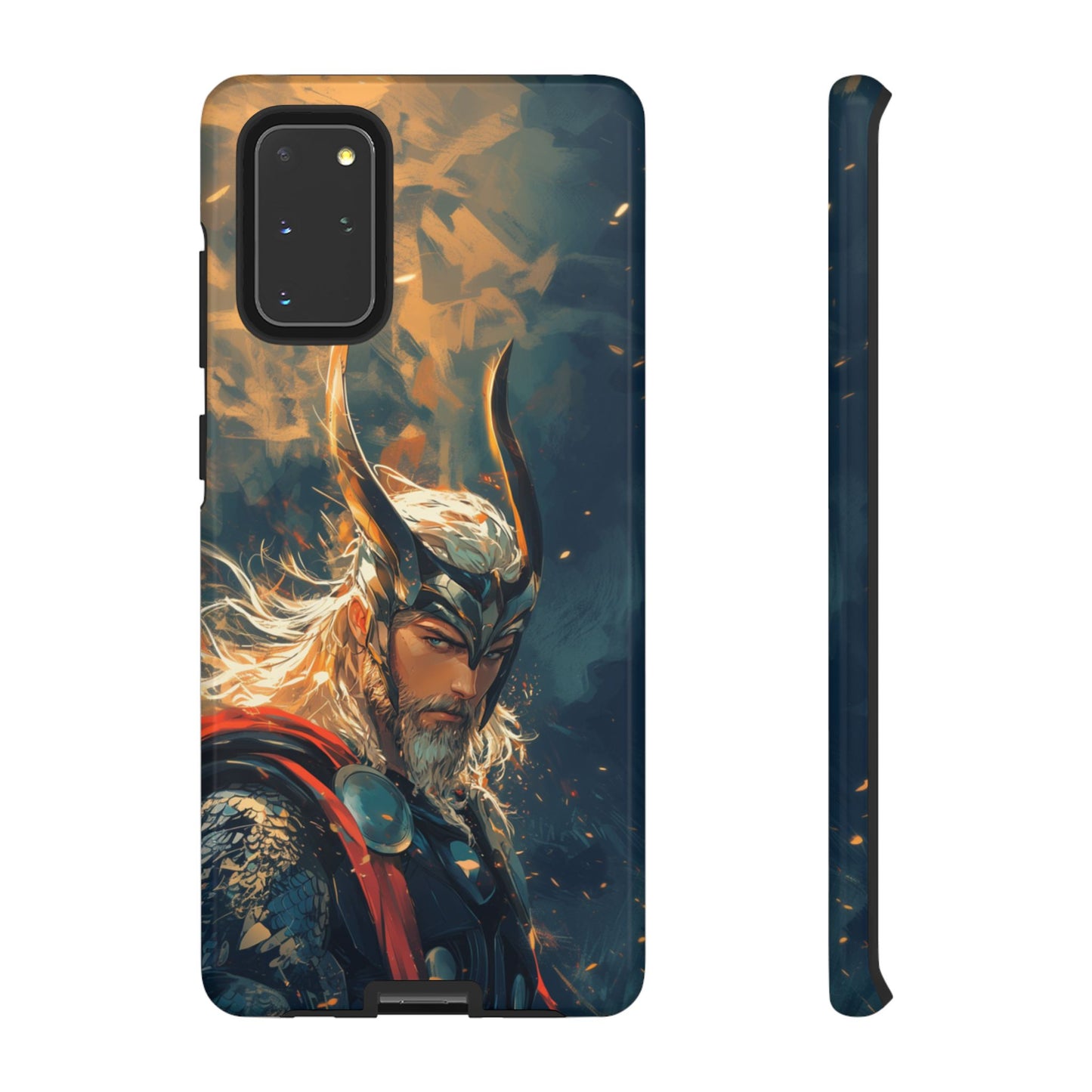 Storm-Bringer: Epic Thor Anime-Style Phone Case - iPhone, Google Pixel, Samsung