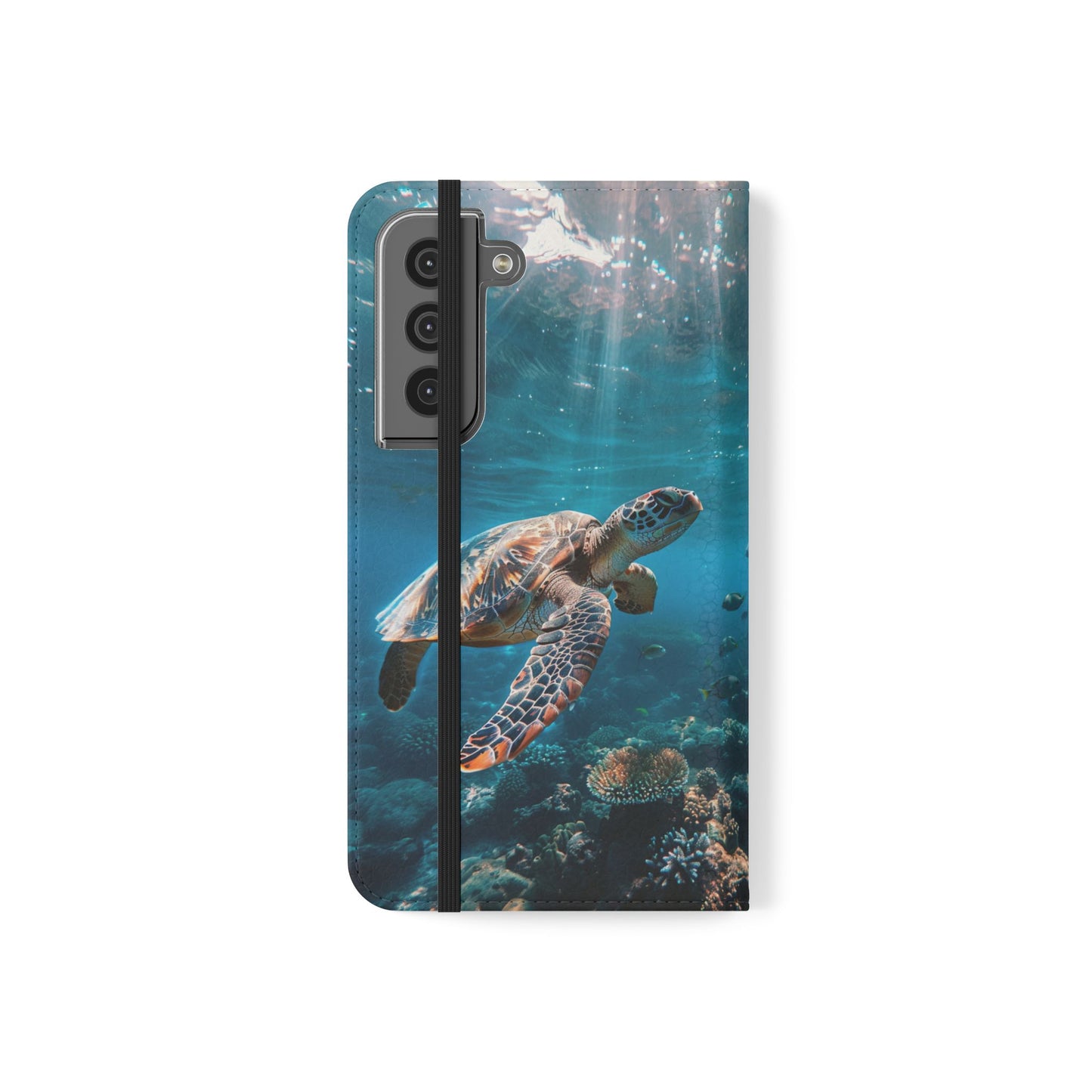 Ocean Guardian Sea Turtle - Wallet Flip Case