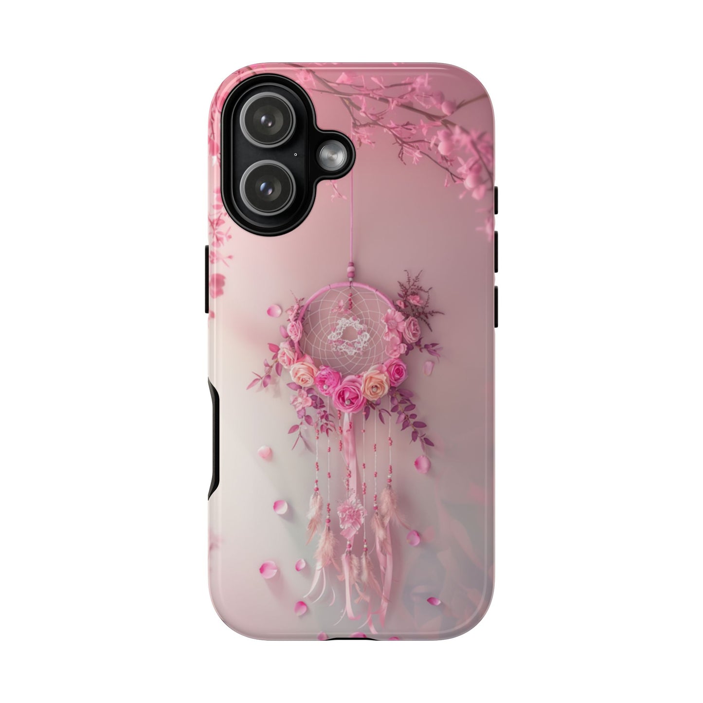 Pink Rose Dreamcatcher - Tough iPhone Case