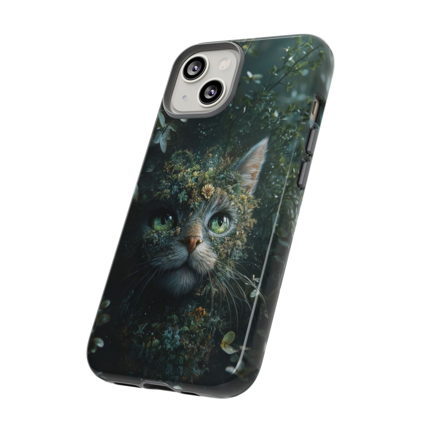 Forest Fantasy Cat Phone Case – iPhone, Google Pixel, Samsung Galaxy