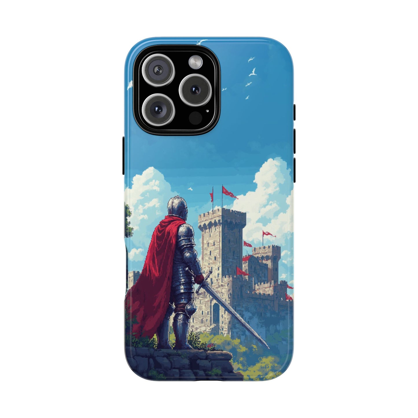 Pixel Knight Adventure Phone Case - iPhone, Google Pixel, Samsung Galaxy