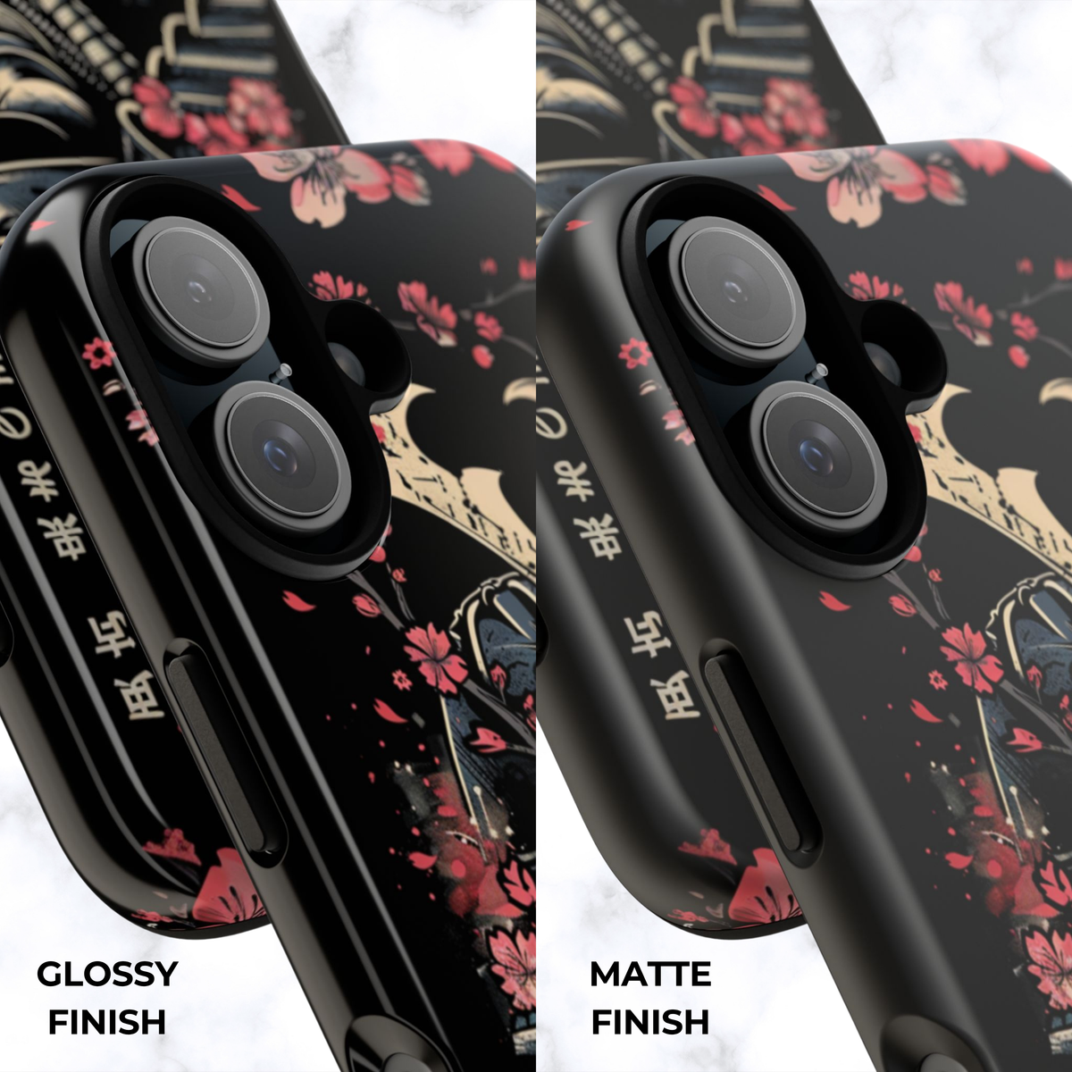 Samurai Cherry Blossom - iPhone Case