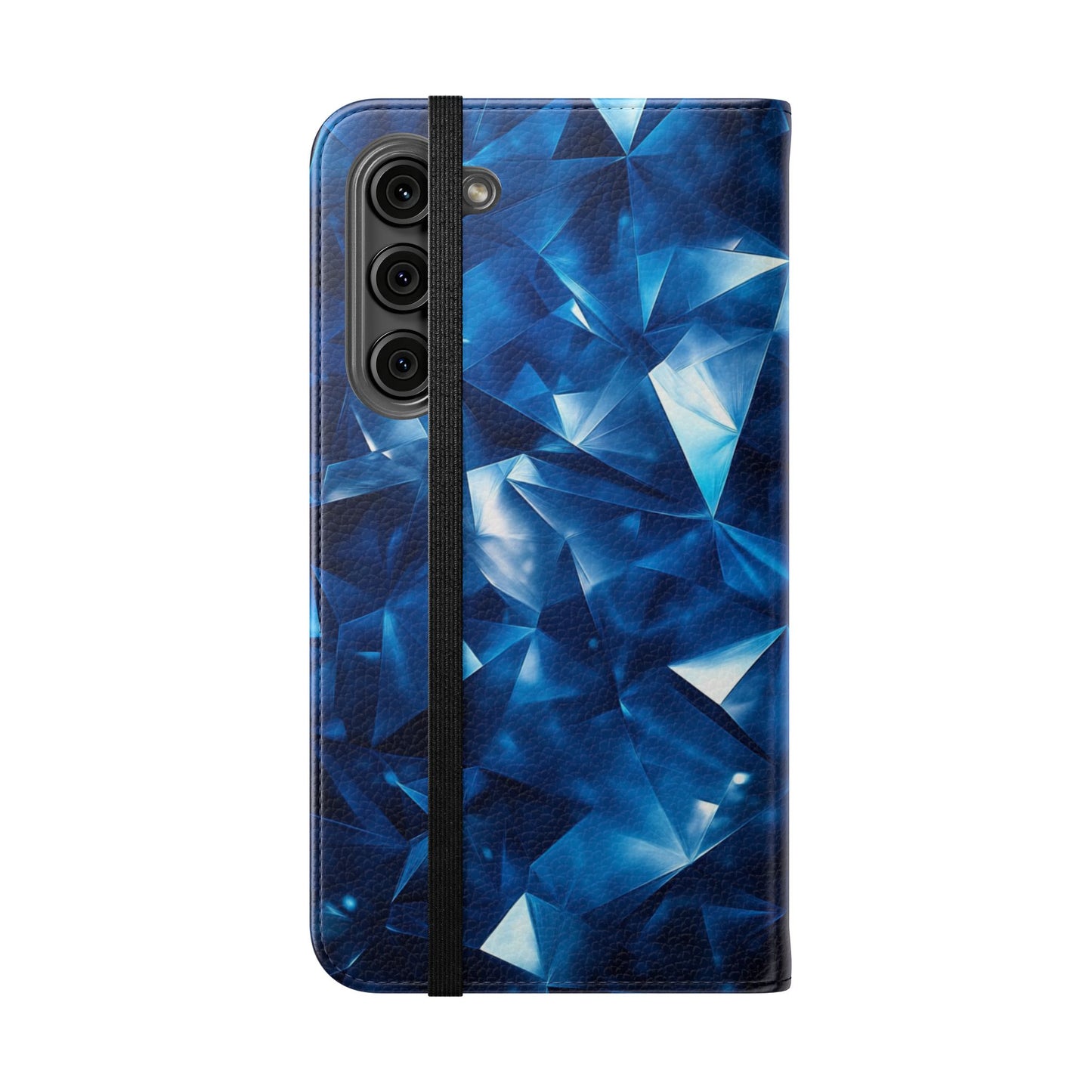 Sapphire Crystal Shards - Wallet Flip Case