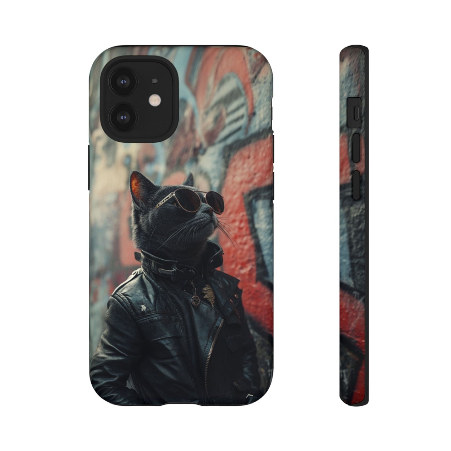 Punk Rock Cat Phone Case – iPhone, Google Pixel, Samsung Galaxy