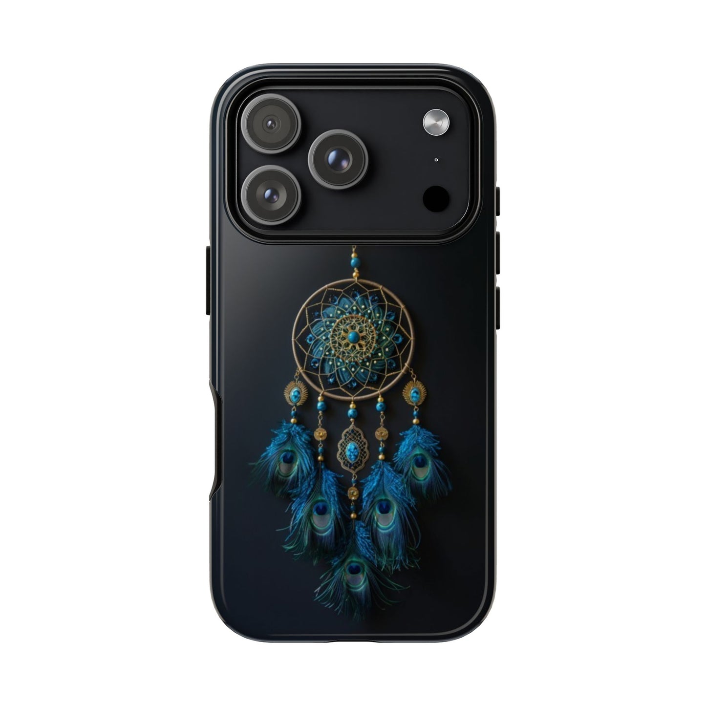 Peacock Feather Dreamcatcher - Tough iPhone Case
