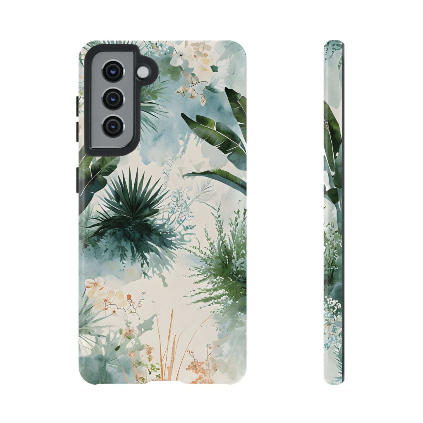 Tropical Botanical Watercolor - Tough Samsung Galaxy Case