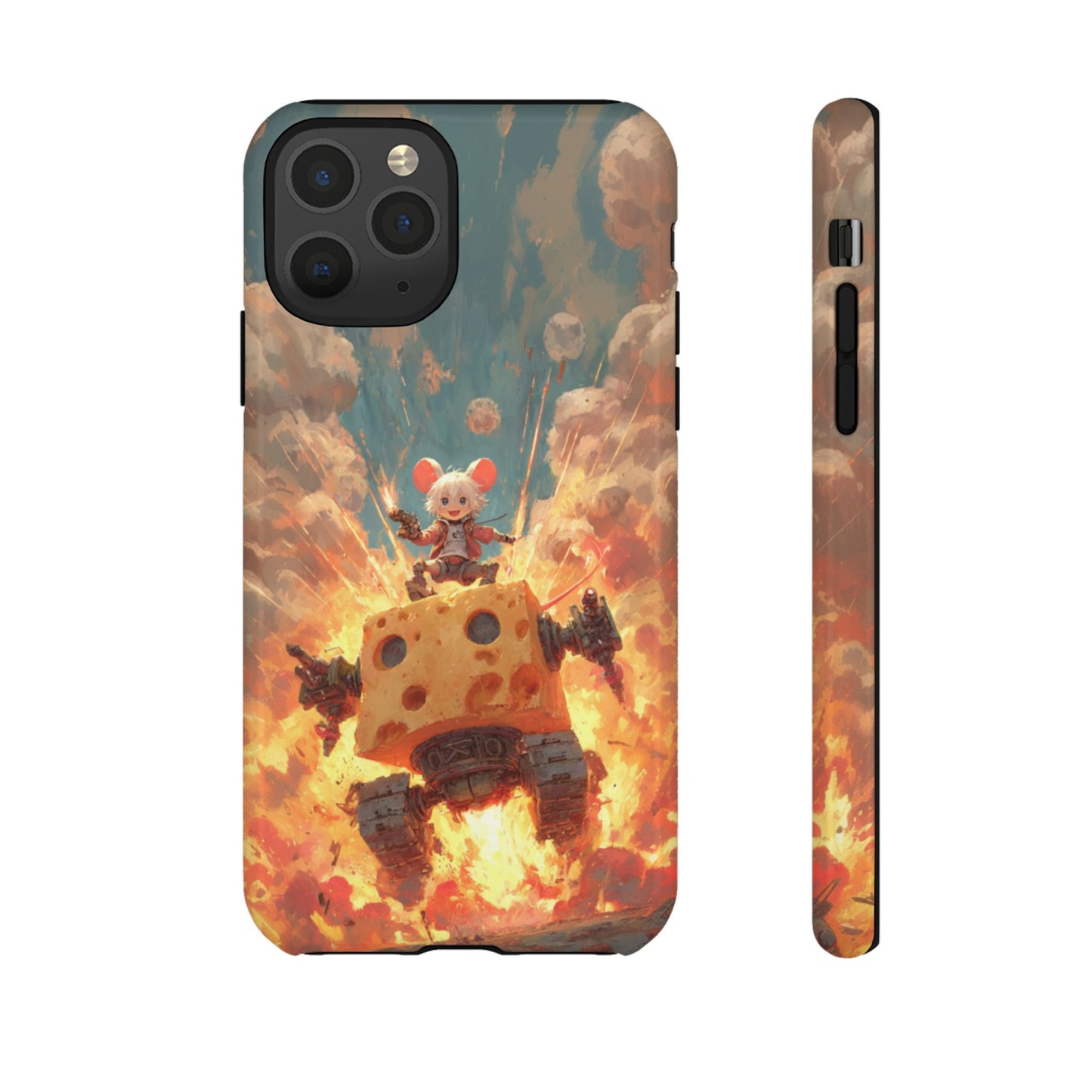 Battle Tank Mouse - Tough iPhone Case