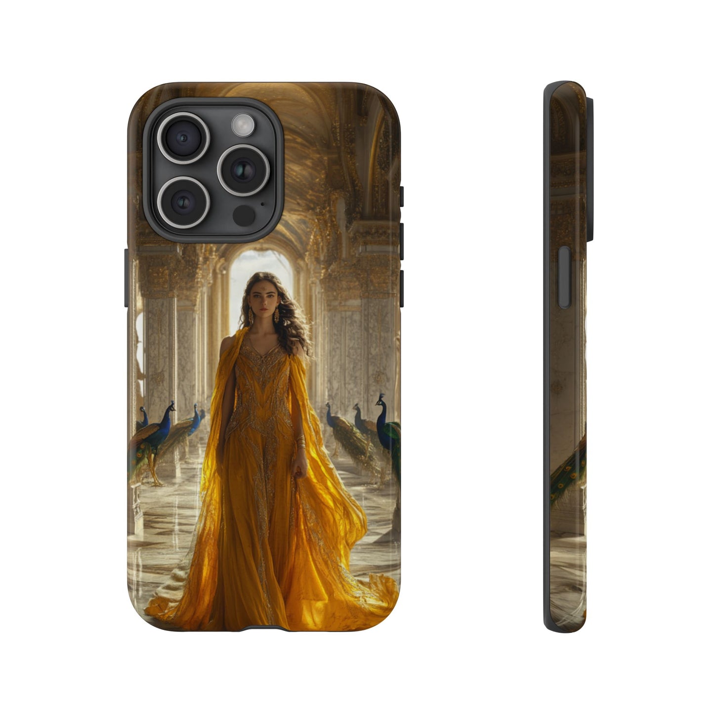 Hera Golden Palace Peacock Goddess - Tough iPhone Case
