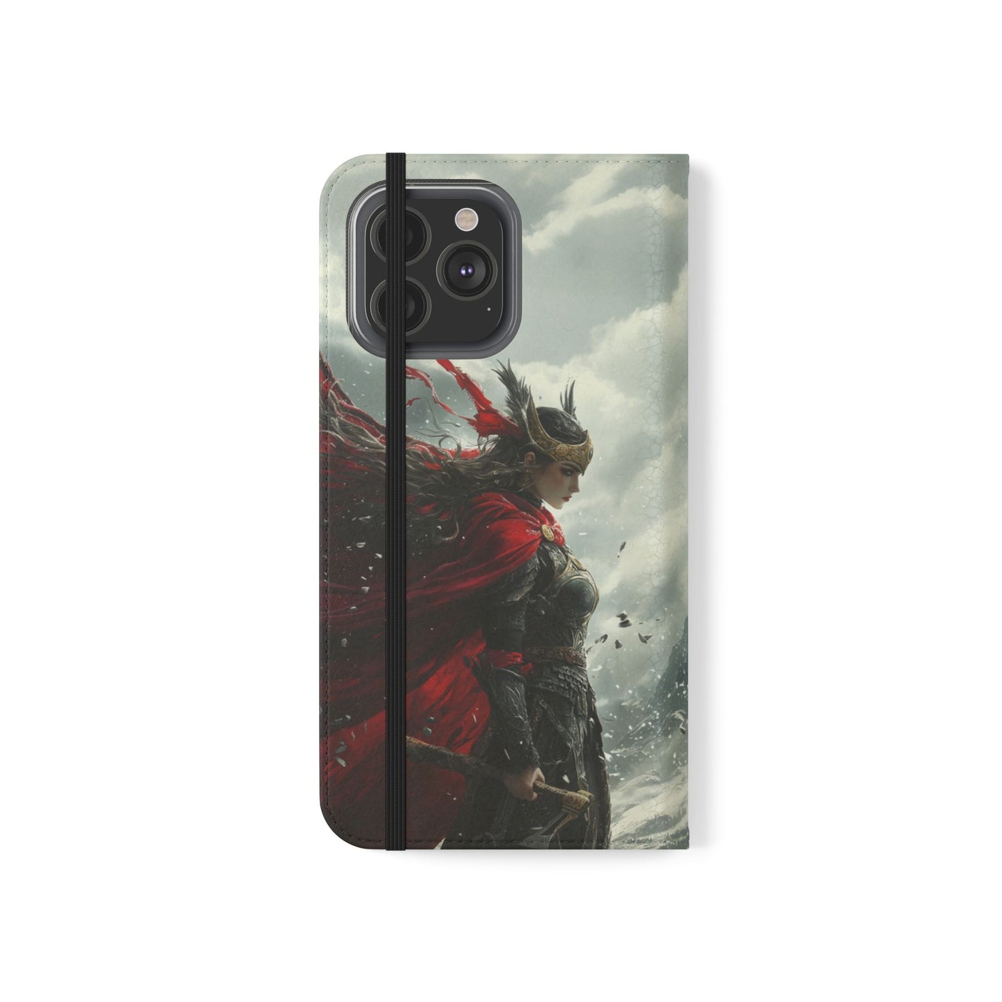 Freya Crimson Valkyrie - Wallet Flip Case
