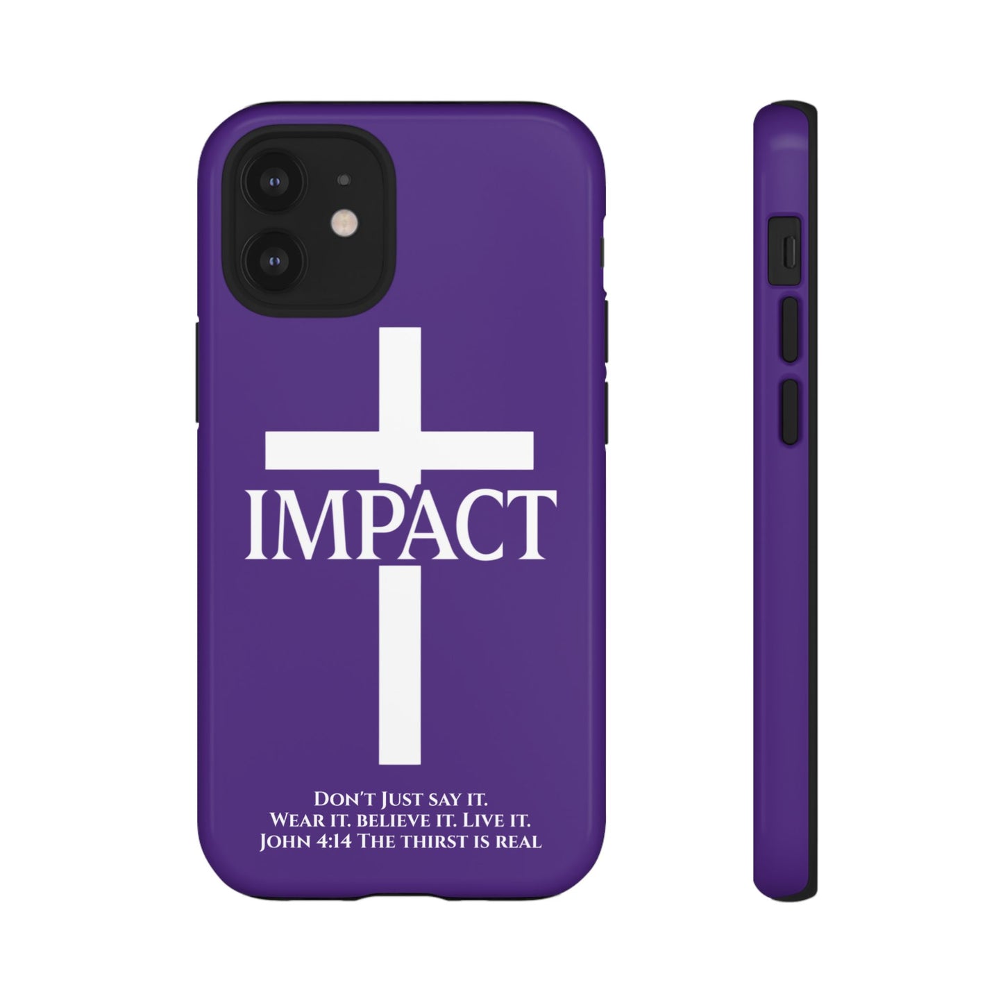 Impact Purple - Tough iPhone Case