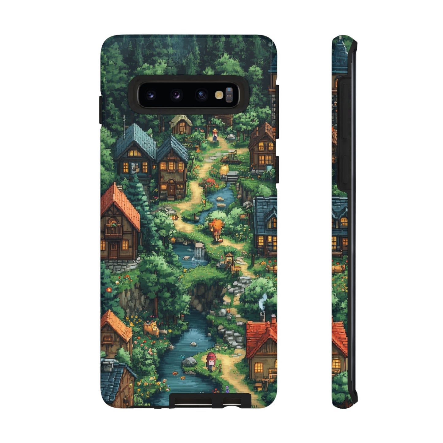 Pixel Forest Hamlet - Tough Samsung Galaxy Case