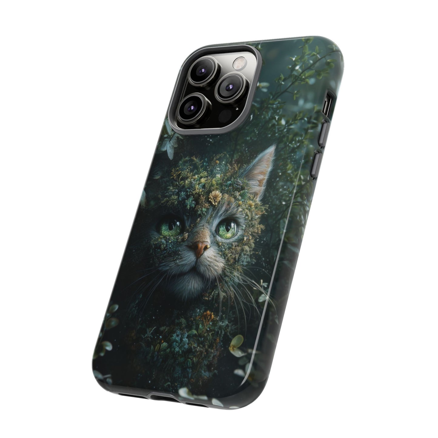 Forest Fantasy Cat Phone Case – iPhone, Google Pixel, Samsung Galaxy