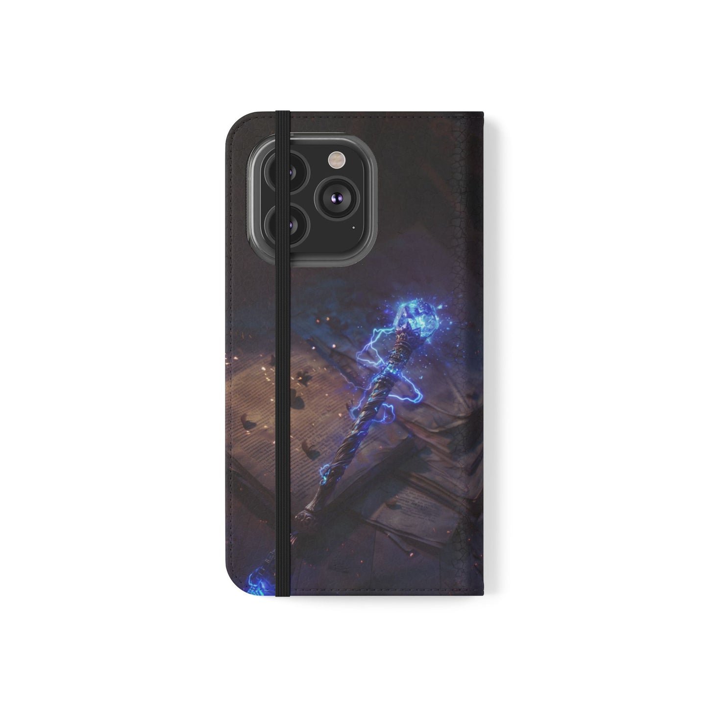 Lightning Staff - Wallet Flip Case