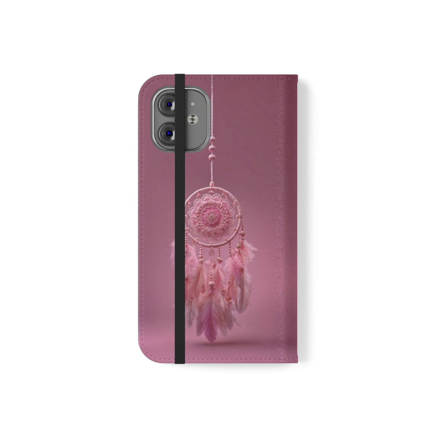 Pink Lace Dreamcatcher - Wallet Flip Case