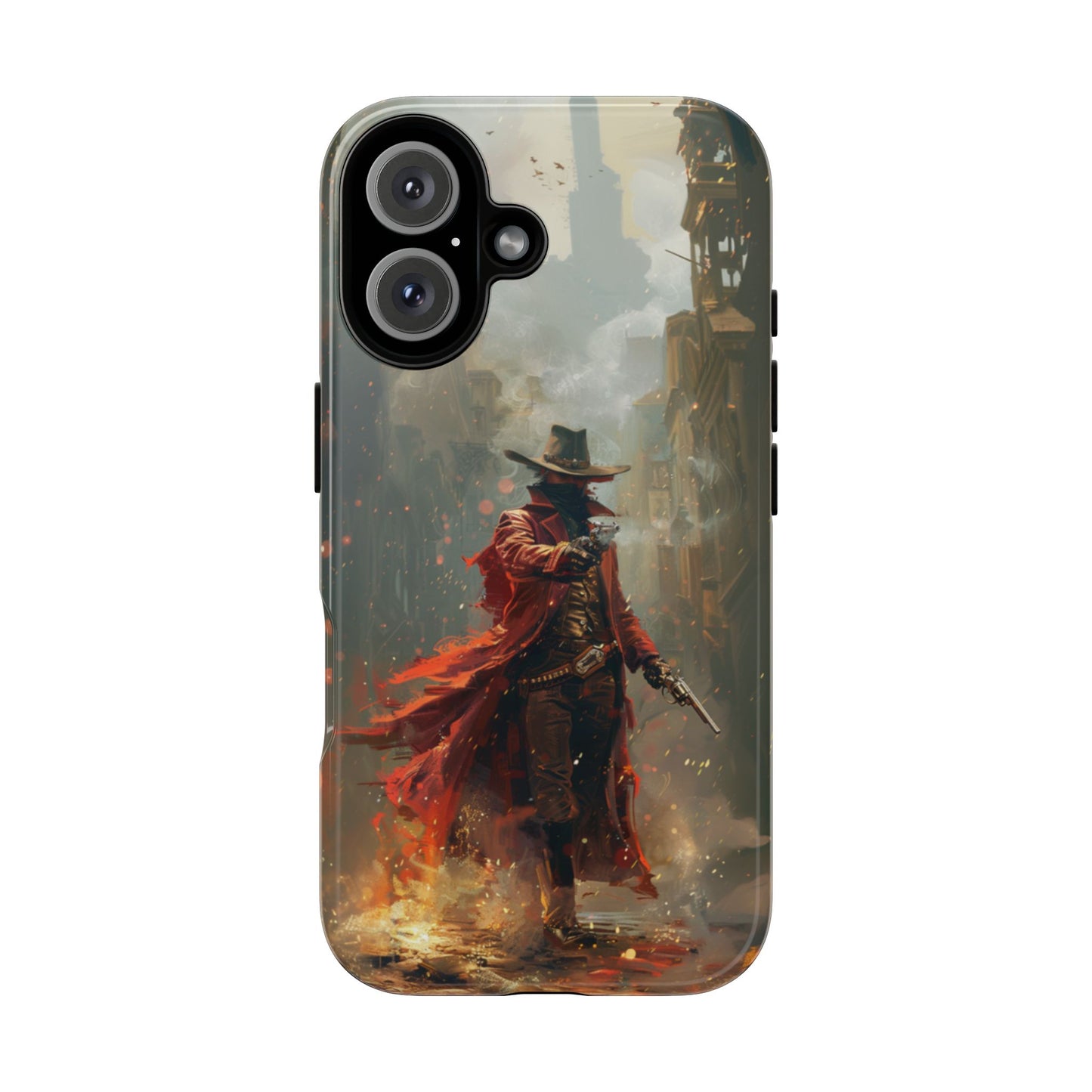 Crimson Gunslinger – Tough iPhone Case