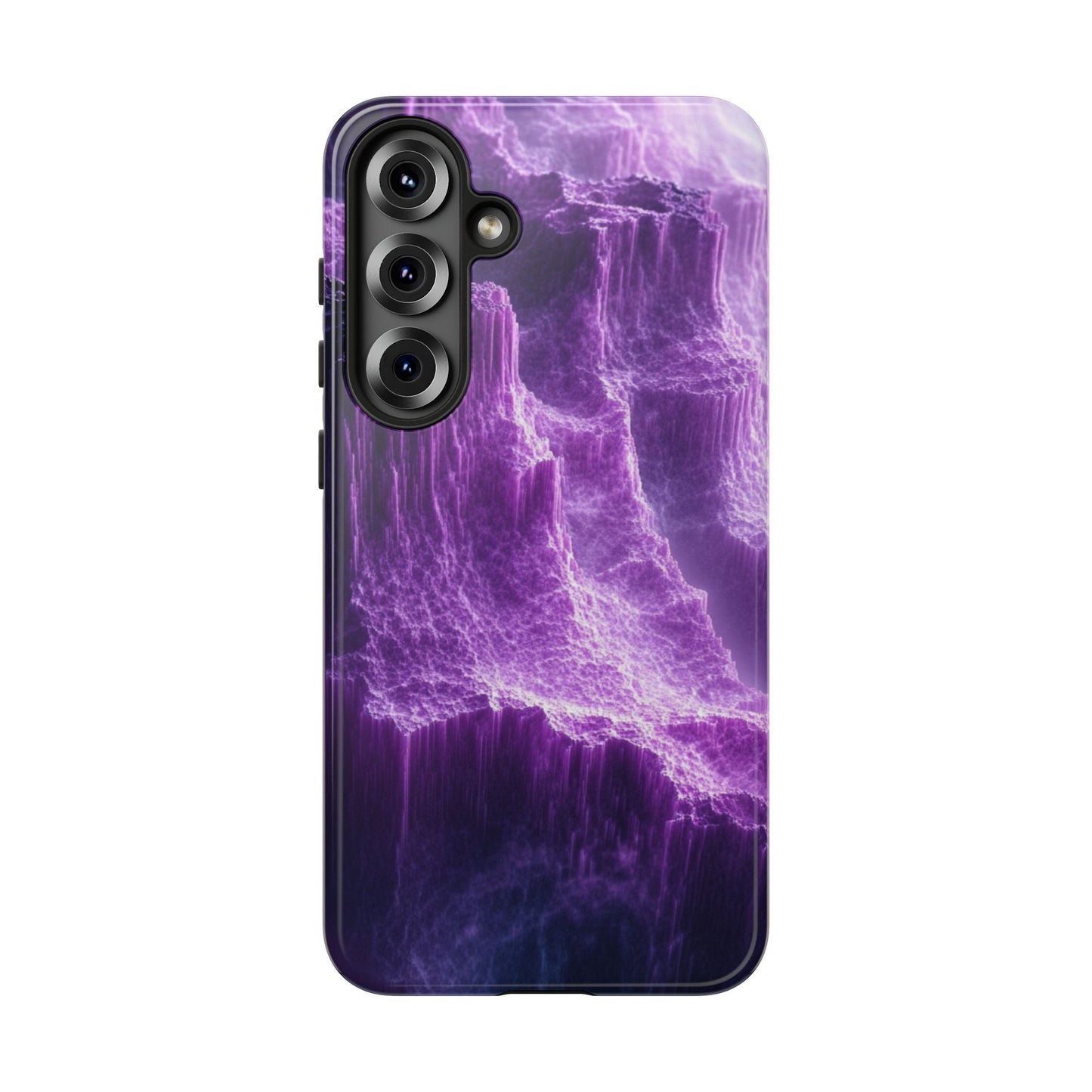 Purple Crystal Canyon - Tough Samsung Galaxy Case