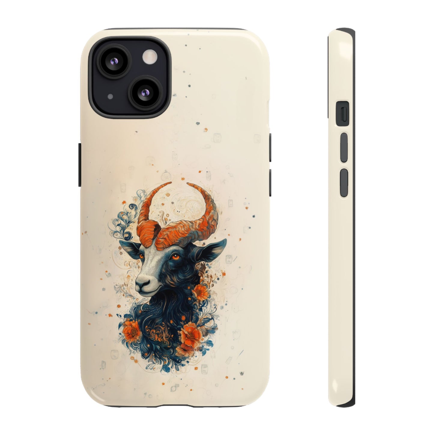 Capricorn Celestial Goat - Tough iPhone Case