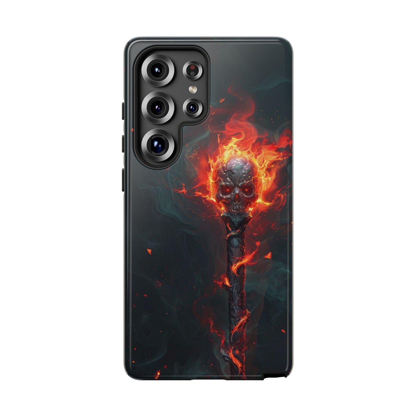 Inferno Skull Staff - Tough Samsung Galaxy Case