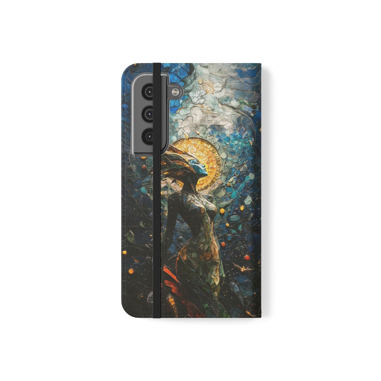Stained Glass Goddess - Wallet Flip Case