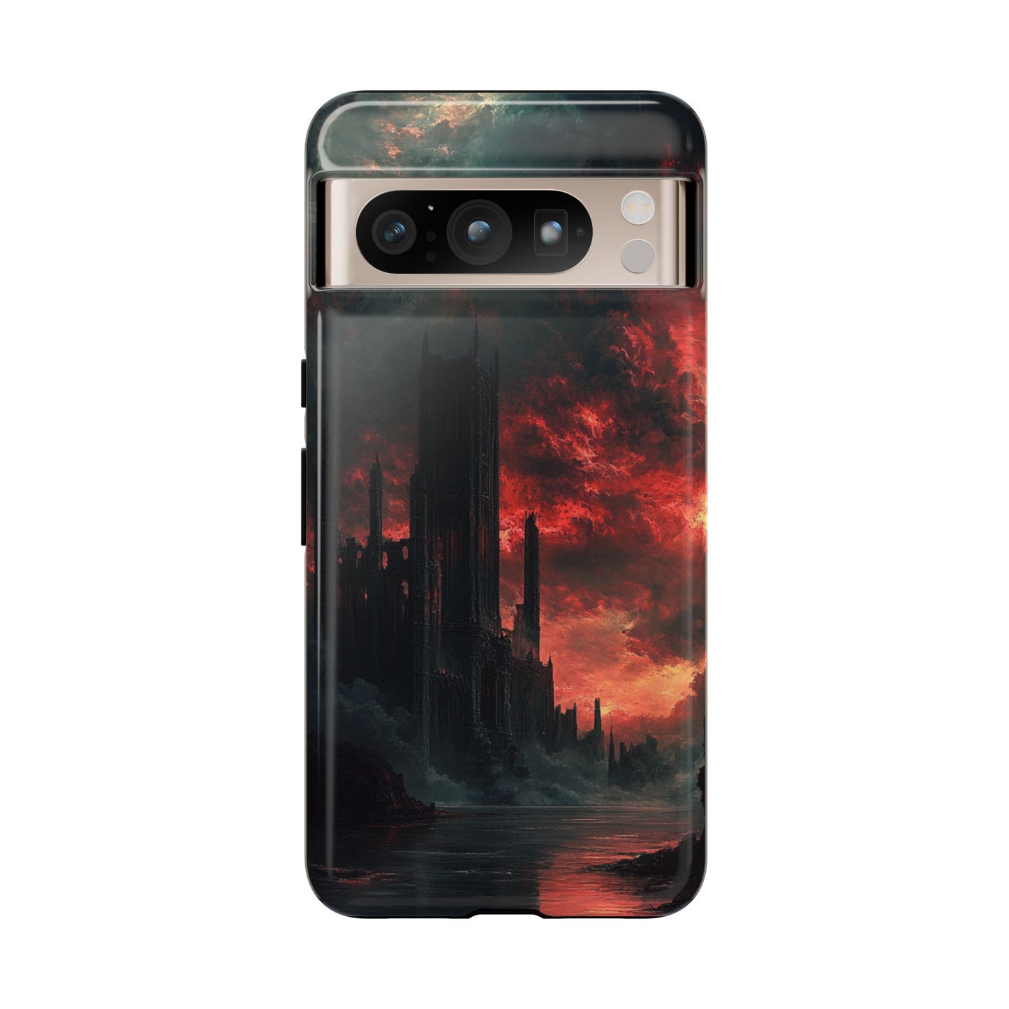 Crimson Dread Citadel – Tough Google Pixel Case