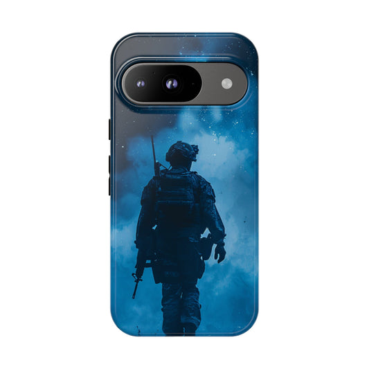 Midnight Sentinel Soldier – Tough Google Pixel Case