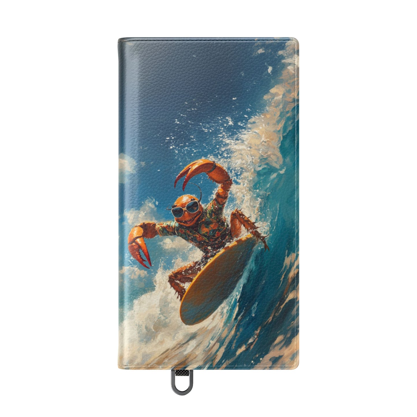 Surfing Crab - Wallet Flip Case