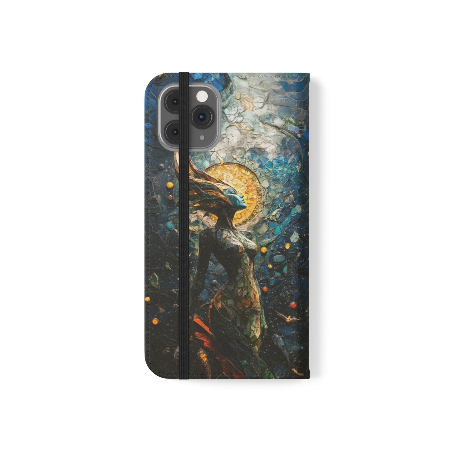 Stained Glass Goddess - Wallet Flip Case