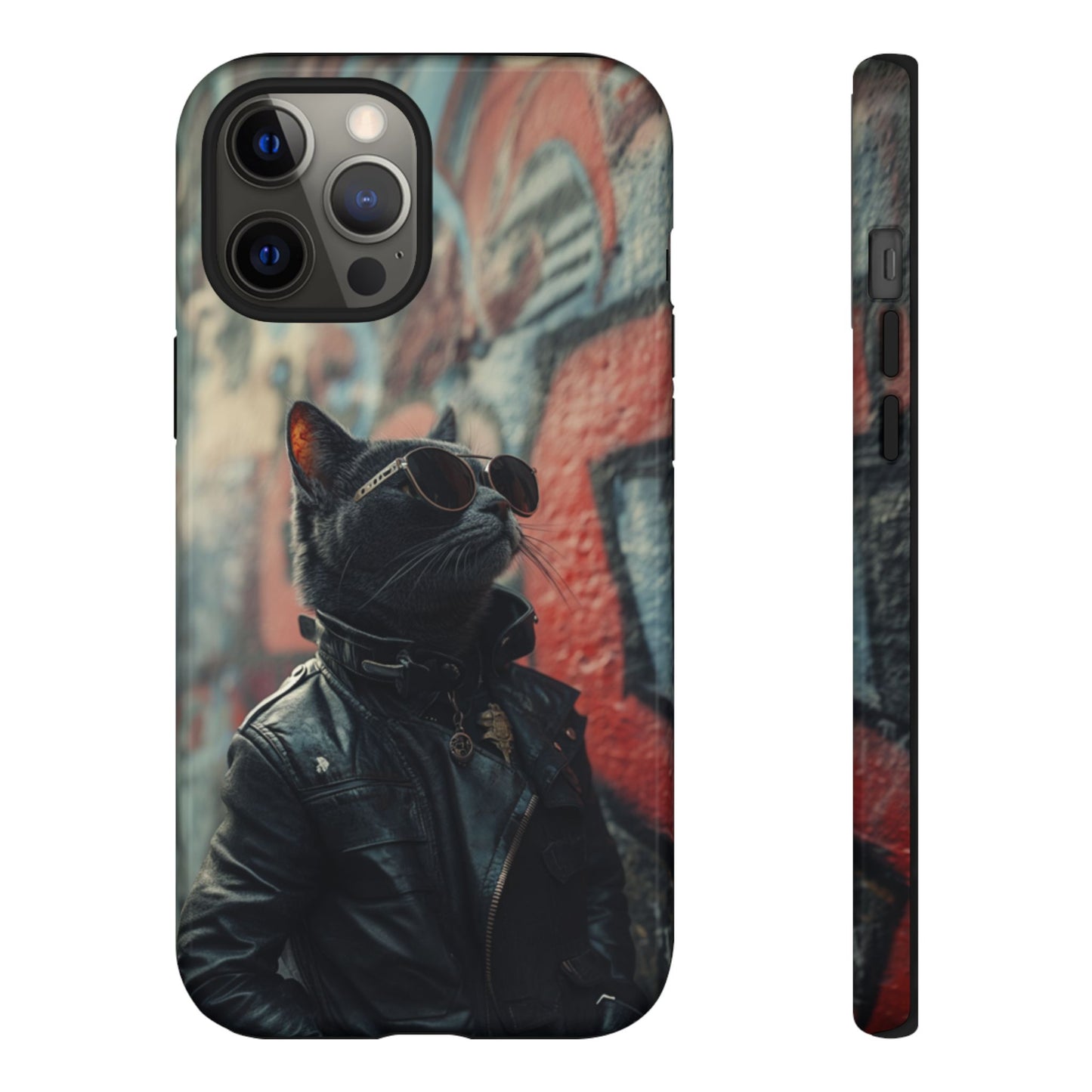 Punk Rock Cat Phone Case – iPhone, Google Pixel, Samsung Galaxy