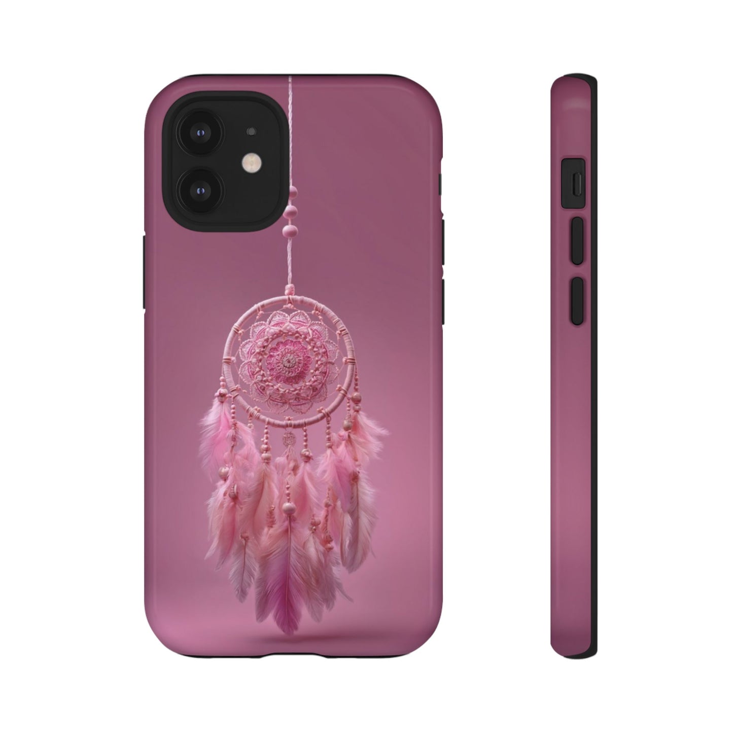 Pink Lace Dreamcatcher - Tough iPhone Case