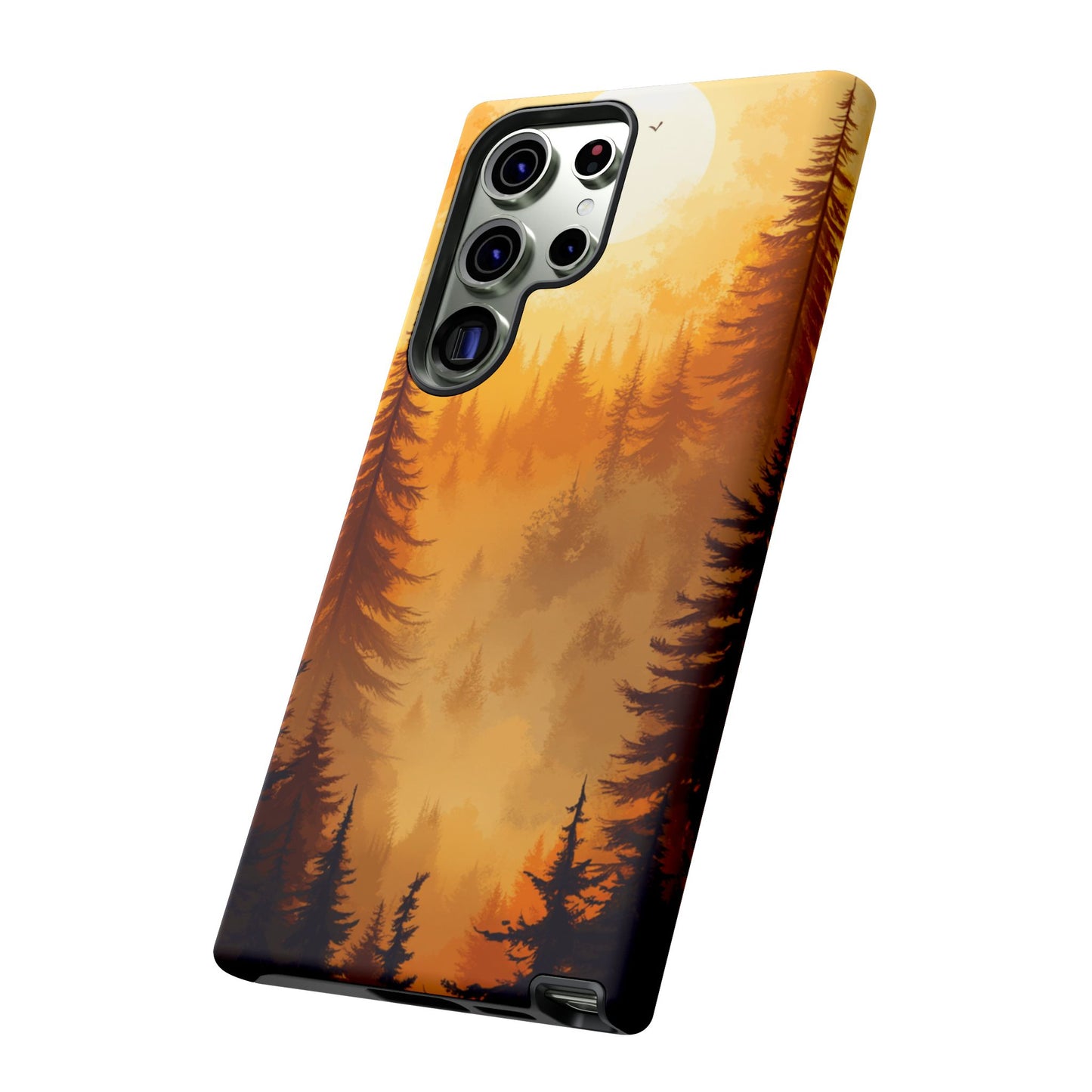 Golden Sunset Forest Phone Case - iPhone, Google Pixel, Samsung Galaxy