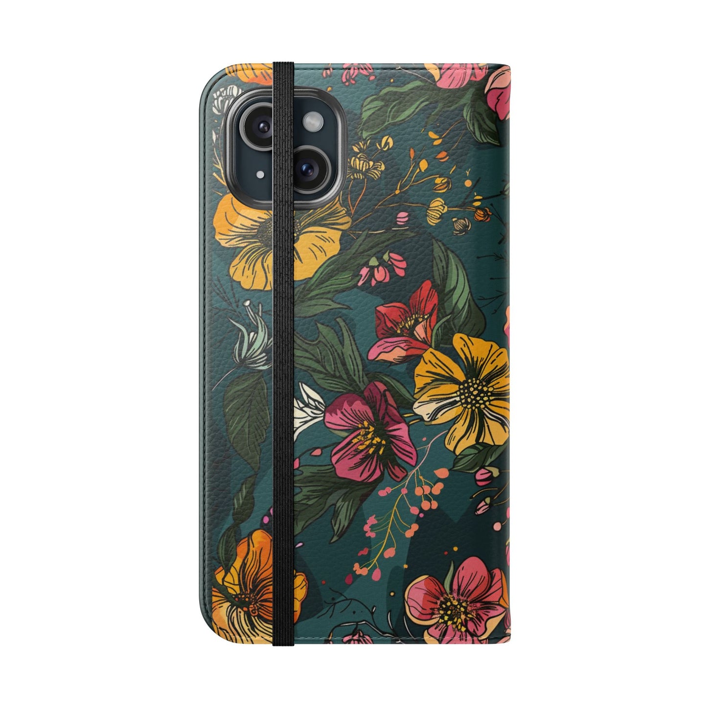 Vintage Floral Bloom - Wallet Flip Case