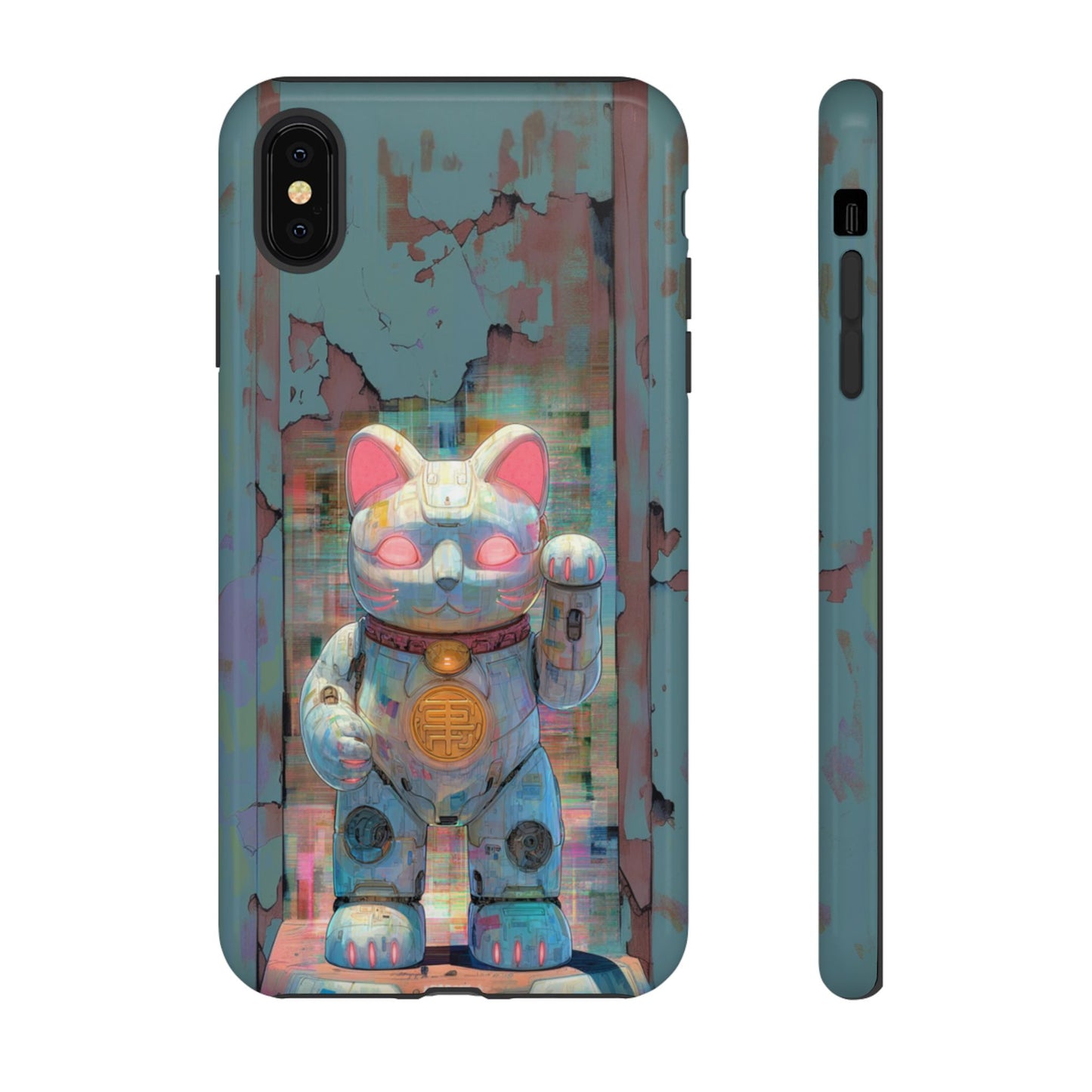 Cyber Lucky Cat - Tough iPhone Case