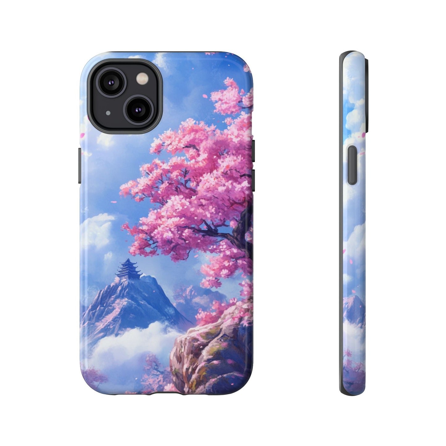 Sakura Sky Temple - Tough iPhone Case