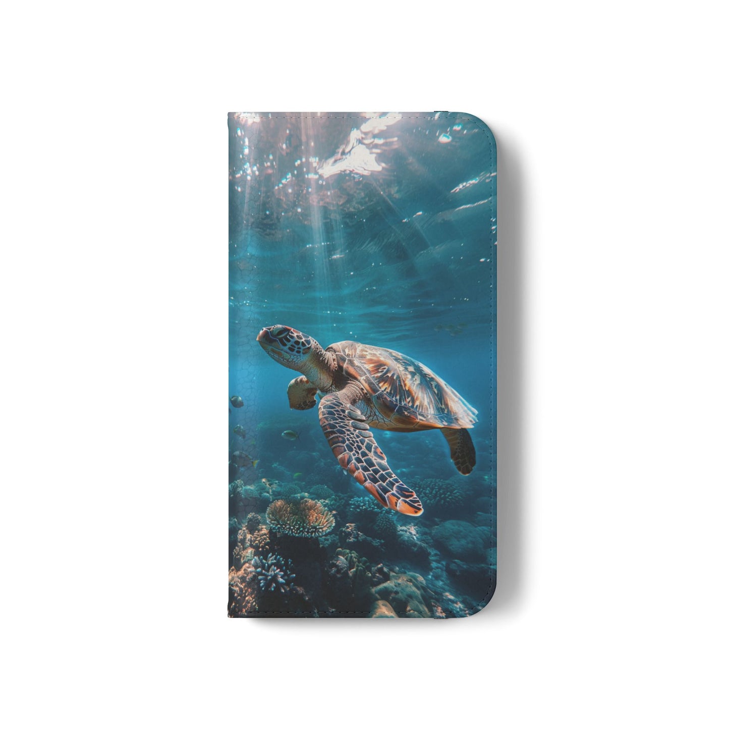 Ocean Guardian Sea Turtle - Wallet Flip Case