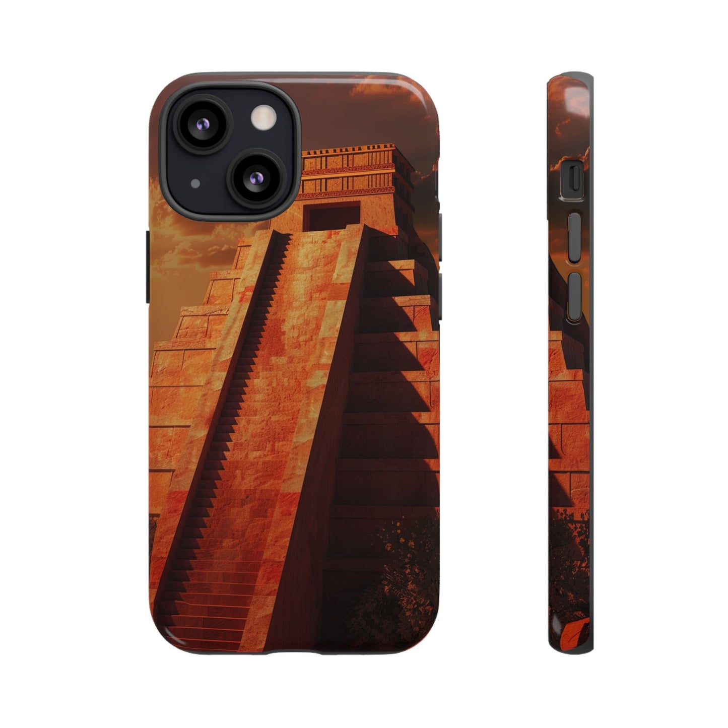 Mayan Pyramid Twilight Phone Case – iPhone, Google Pixel, Samsung Galaxy