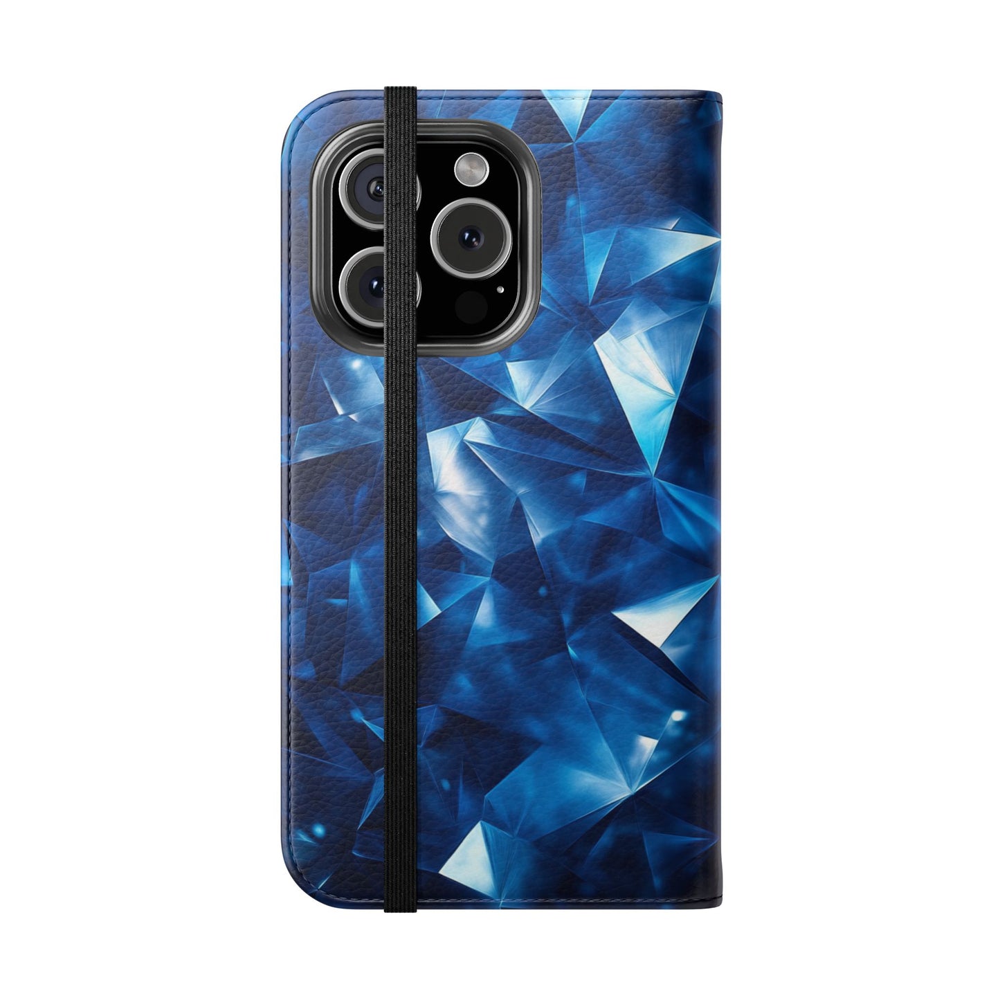 Sapphire Crystal Shards - Wallet Flip Case