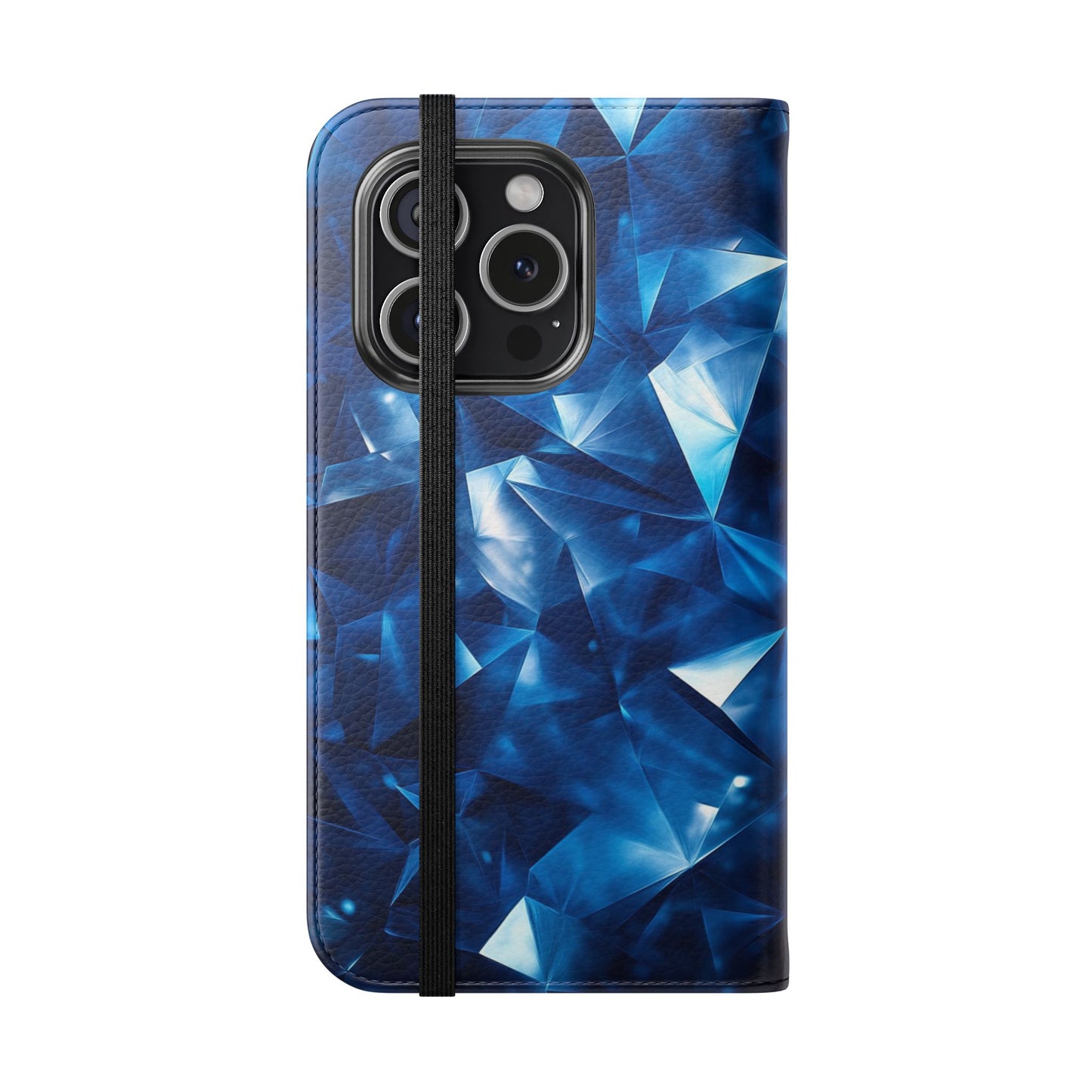 Sapphire Crystal Shards - Wallet Flip Case