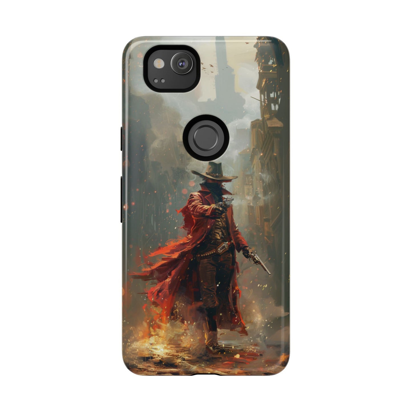 Crimson Gunslinger – Tough Google Pixel Case
