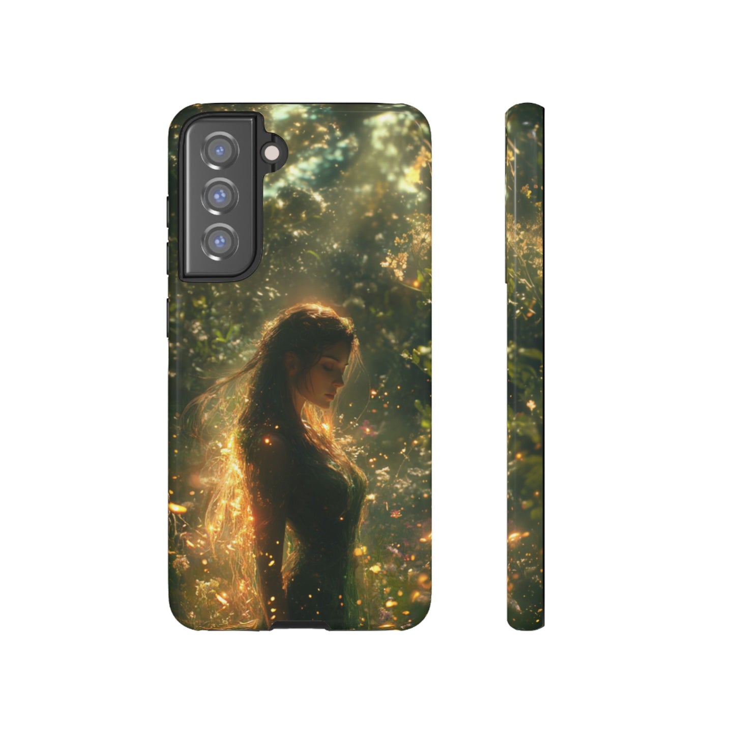 Forest Goddess Golden Light Meadow - Tough Samsung Galaxy Case