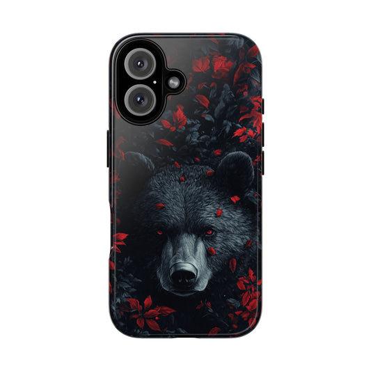 Crimson Bear Thicket – Tough iPhone Case