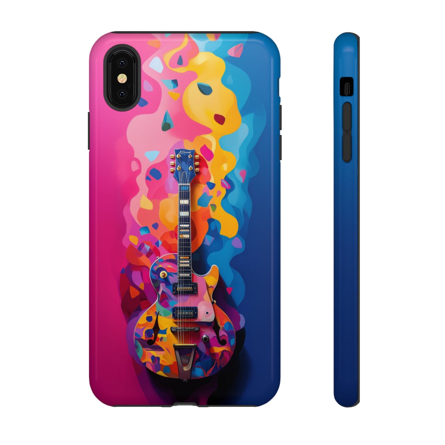 Vibrant Abstract Guitar Phone Case - iPhone, Google Pixel, Samsung Galaxy