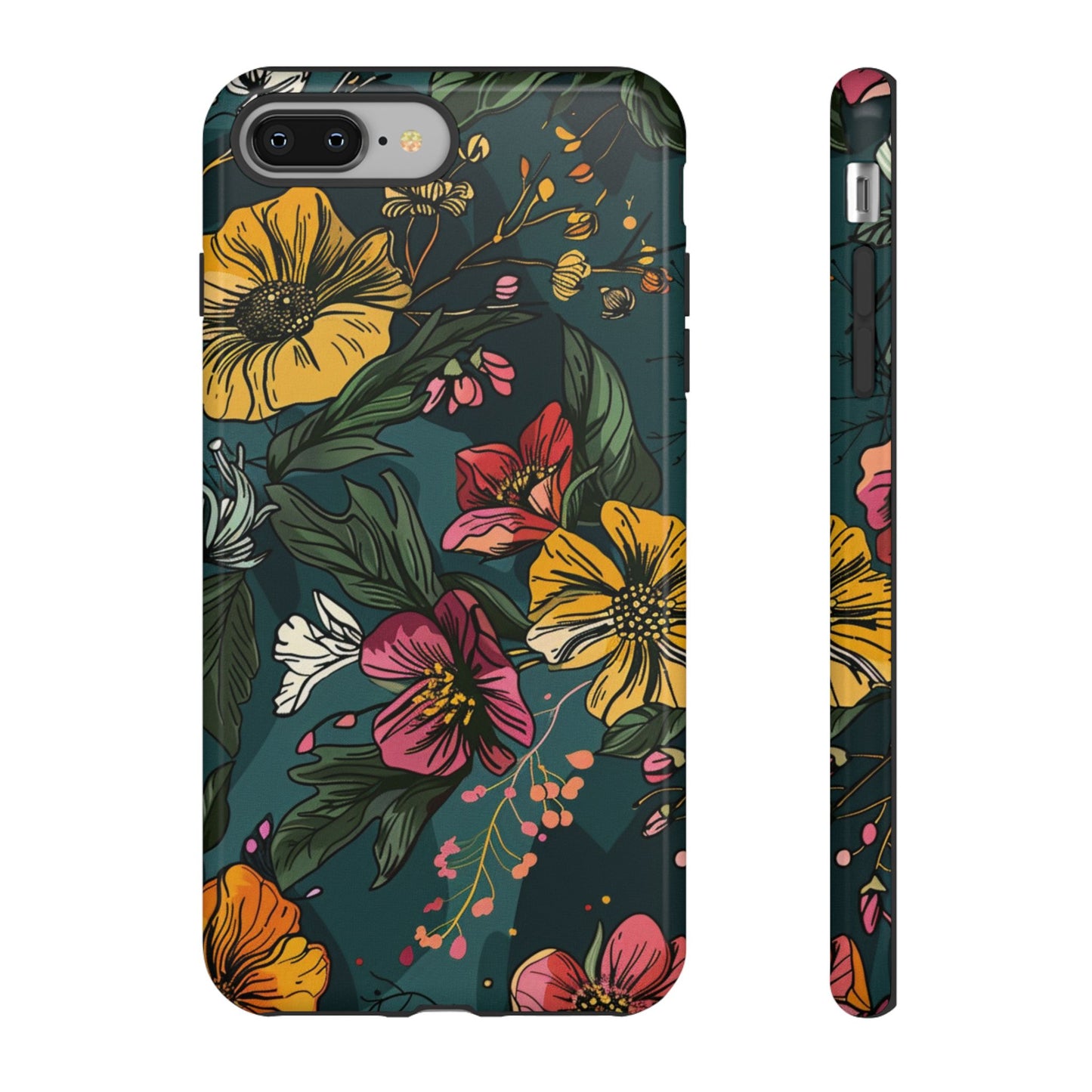 Vintage Floral Bloom – Tough iPhone Case