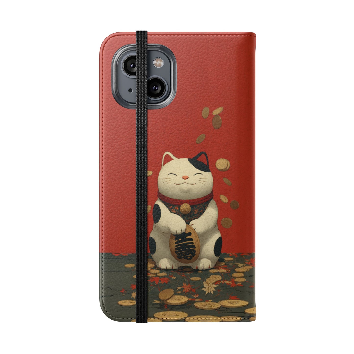 Lucky Cat - Wallet Flip Case