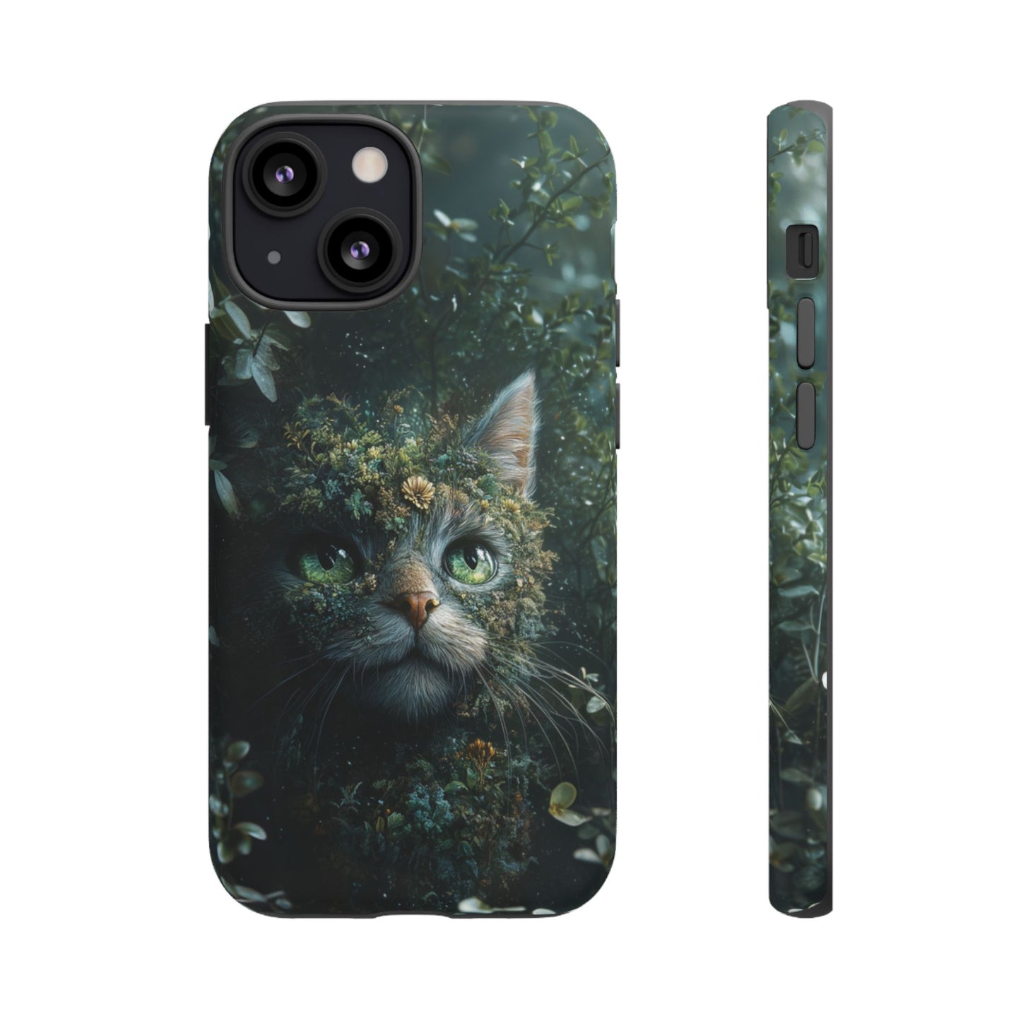 Forest Fantasy Cat Phone Case – iPhone, Google Pixel, Samsung Galaxy