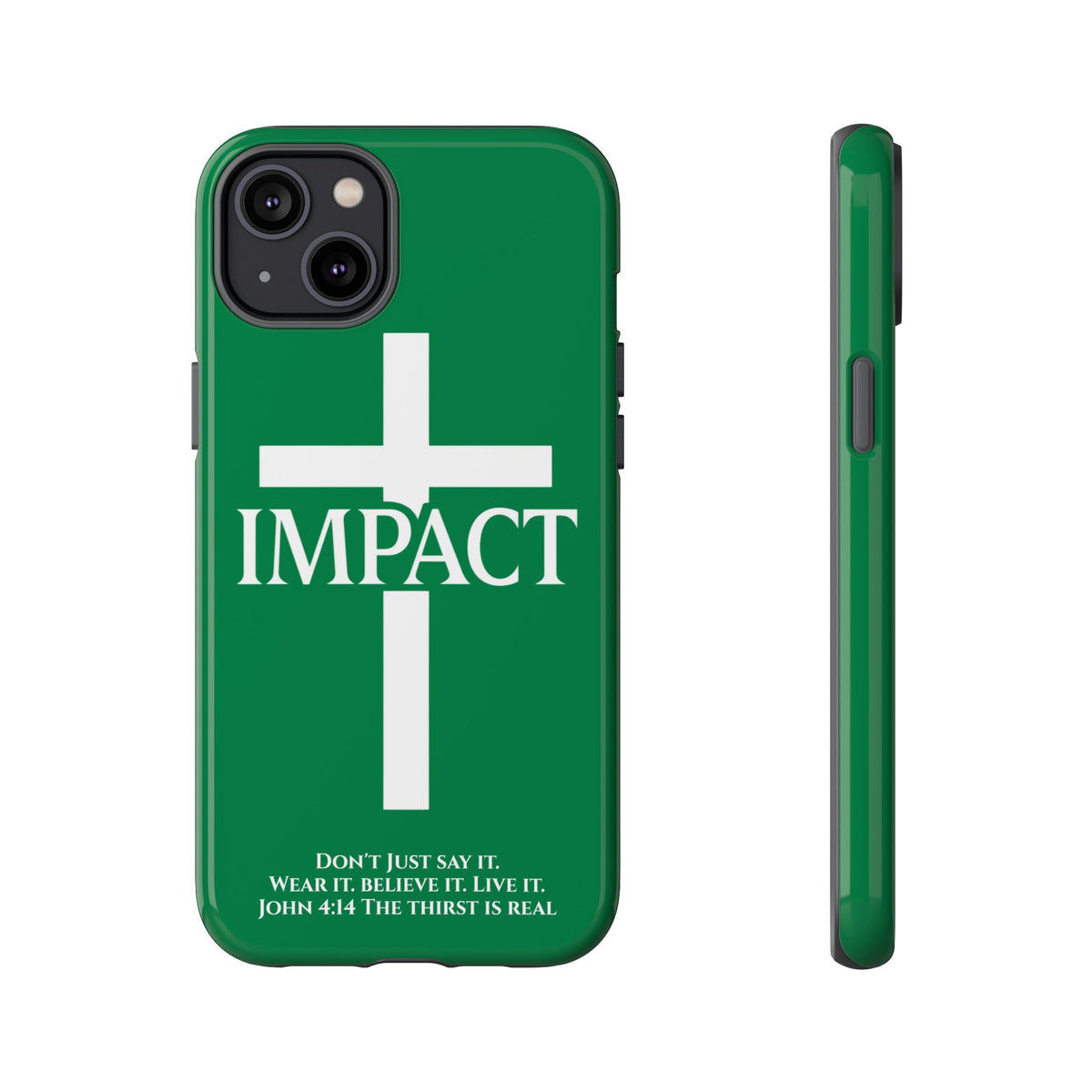 Impact Green - Tough iPhone Case