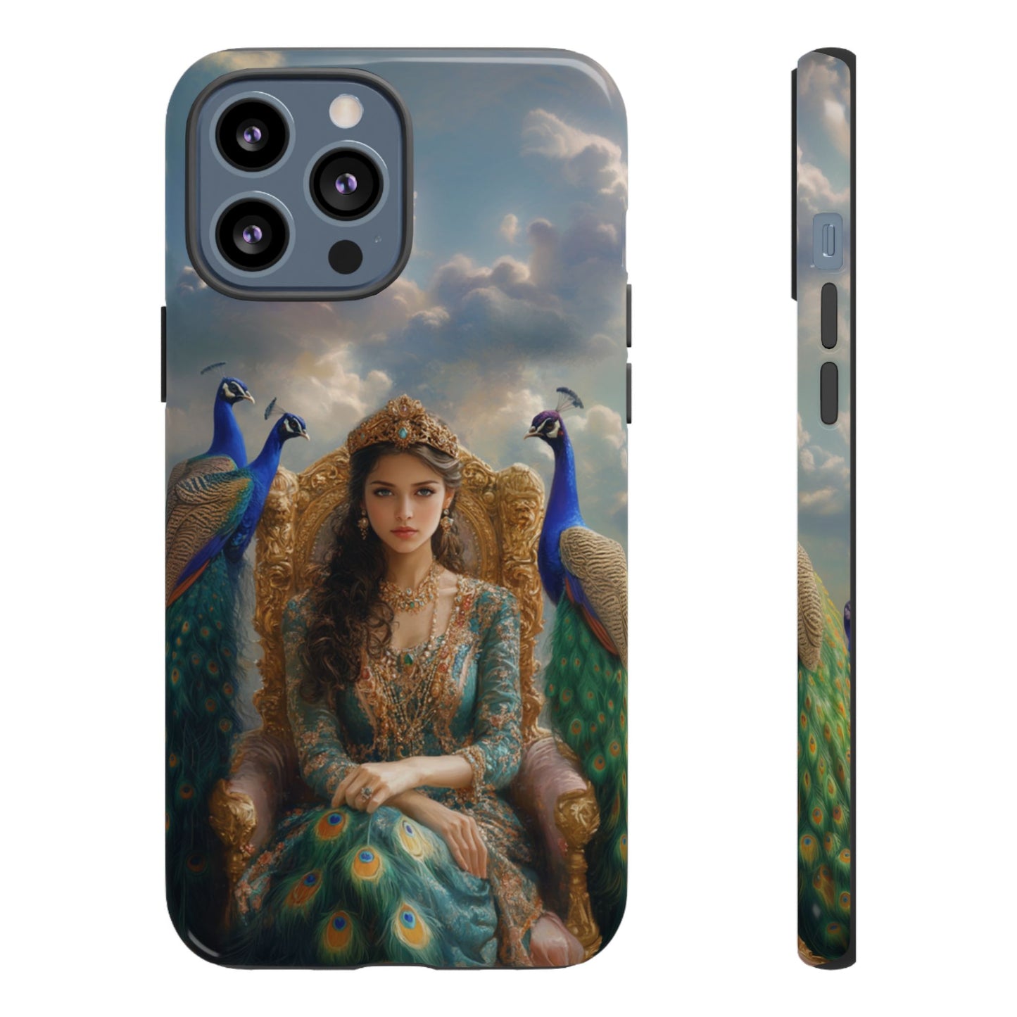 Hera Peacock Empress Golden Throne - Tough iPhone Case