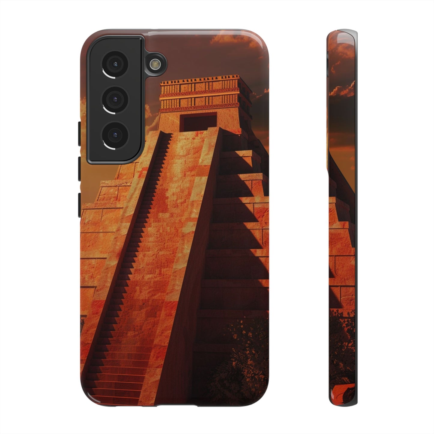 Mayan Pyramid Twilight Phone Case – iPhone, Google Pixel, Samsung Galaxy