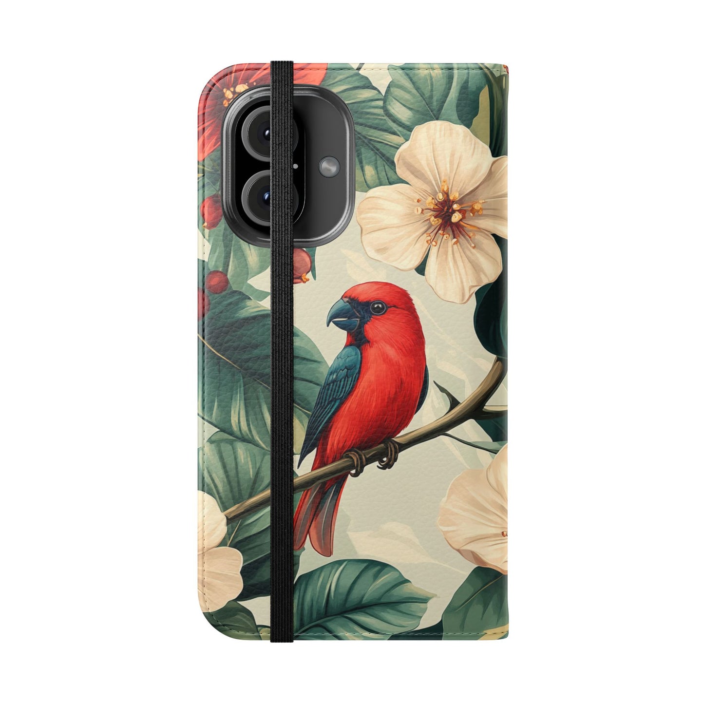 Scarlet Songbird - Wallet Flip Case